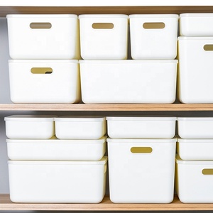 Wholesale Customized Plastic High Quality Home Stackable Storage Box with Lid