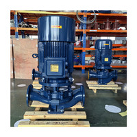 Pompa Air Booster Monoblock Vertikal Sentrifugal ISG/IHG/IRG Pompa Inline Vertikal Air Dingin dan Panas