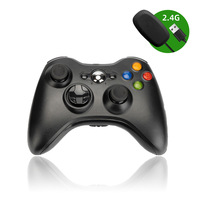 Manette de jeu sans fil pour X-BOX360, 2.4G, vibration, manette de jeu somatosensorielle pour 360 et PC