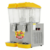 Distributeur de jus pour buffet d'hôtel, en acier inoxydable de qualité alimentaire, alimenté par prise, pour comptoir, pour boissons froides