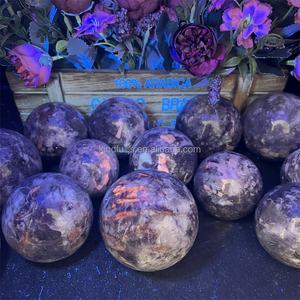 เมจิกธรรมชาติคริสตัลบําบัดทรงกลมดอกพลัมเรืองแสงสําหรับตกแต่งบ้าน - Product Image 5