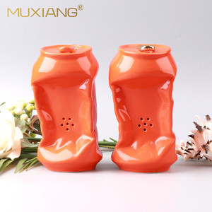 Ceramic Pepper <b>Grinder</b> Cylinder Shape With <b>Plastic</b> Lid For Giveaways An0007 - Product Image 2