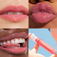 Teinte à lèvres liquide hydratante et pailletée, non grasse, repulpante, aux extraits végétaux et minéraux, pour un maquillage quotidien