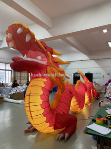 Kunden spezifische Loong Led Light aufblasbare chinesische Red <span class=keywords><strong>Dragon</strong></span> aufblasbare <span class=keywords><strong>Dragon</strong></span> Modell Ballon für <span class=keywords><strong>Dragon</strong></span> New Year - Product Image 6