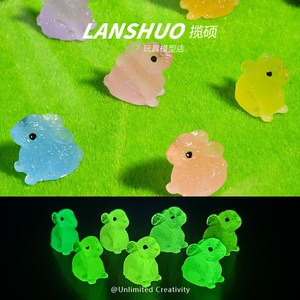 Lanshuo - Miniatura de Conejo de Orejas Caídas de Resina, Accesorio de Joyería, Juguete de Manualidades de Dibujos Animados para Niños de 7 a 12 Años - Product Image 5