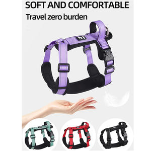 大型犬用、スポーツスタイル、フレンチブルドッグの散歩に最適な、パーソナライズされたエコフレンドリーなナイロン製ハーネス、反射ストラップ付き、脱走防止ベスト - Product Image 2