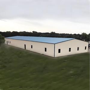 Tùy chỉnh thiết kế công nghiệp Kết Cấu Thép đúc sẵn nhà kho nhà để xe đổ xưởng Xây Dựng Văn phòng cài đặt nhanh 5 năm - Product Image 3