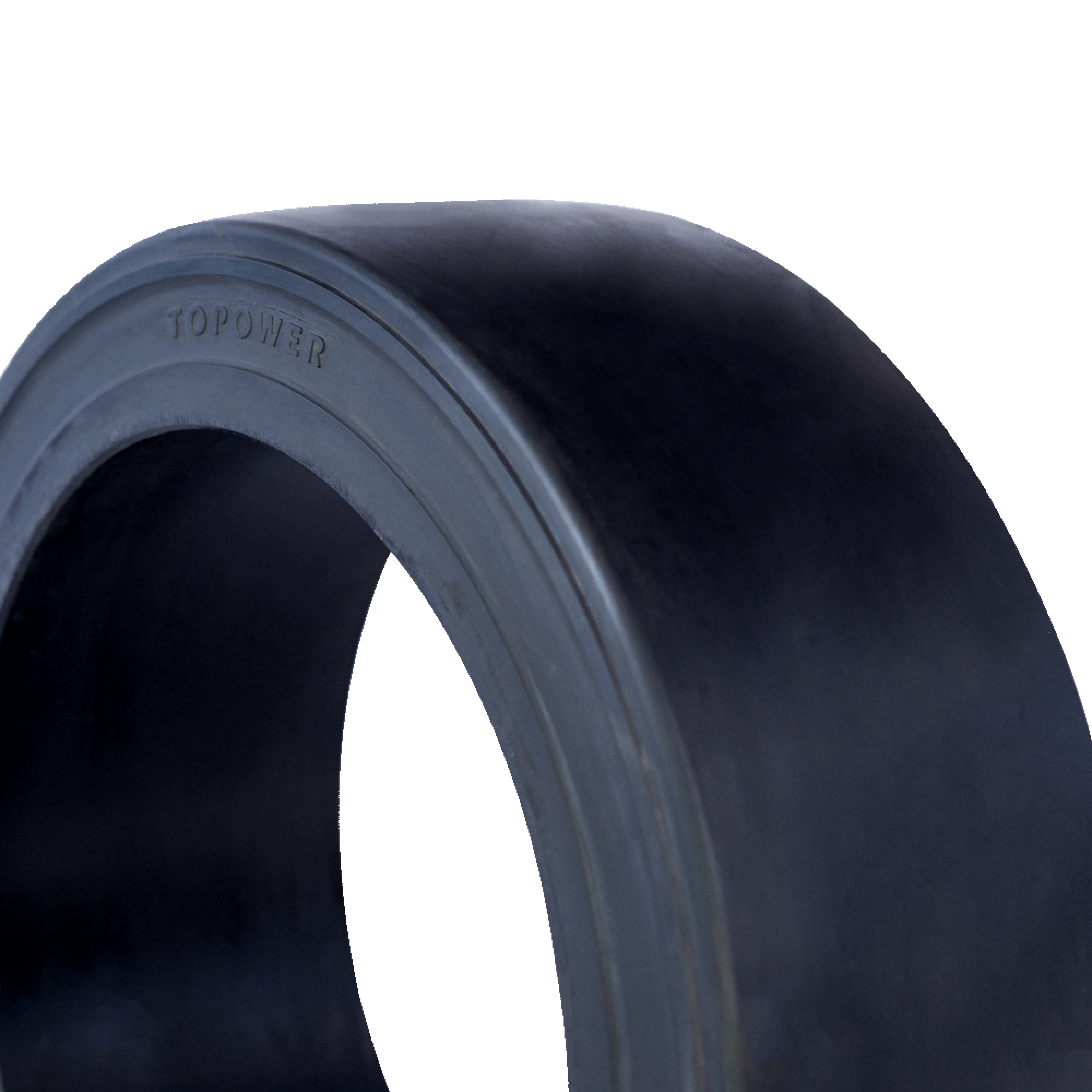 21x7x15 Industrial Press-On Solid Tire SM Pattern Forklift Tire Puncture Resistant High Durability Heavy Duty Construction