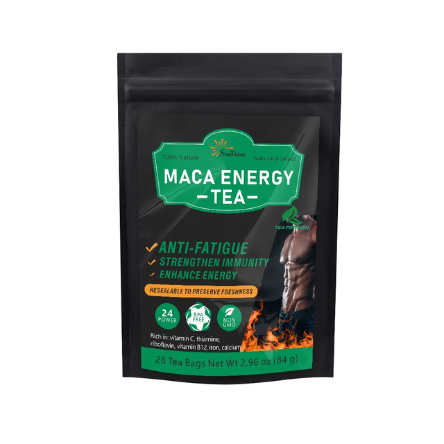 Sunvoton OEM/ODM Men's Maca Energy Tea-Raw Health Tea Anti-Fatigue Immune Support & Energy Boost 2.96oz Bagged