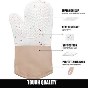 Gants <span class=keywords><strong>de</strong></span> barbecue antidérapants et maniques <span class=keywords><strong>de</strong></span> <span class=keywords><strong>cuisine</strong></span> – Gants <span class=keywords><strong>de</strong></span> four et maniques <span class=keywords><strong>de</strong></span> <span class=keywords><strong>cuisine</strong></span> avec rembourrage en silicone recyclé antidérapant - Product Image 6