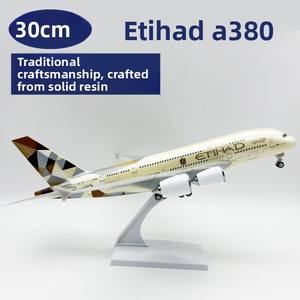 Modellino Statico in Resina Solida di Aereo Boeing 787/737, Scala 1:130, 30cm, con Supporto, Regalo da Collezione per Appassionati di Aviazione - Product Image 2