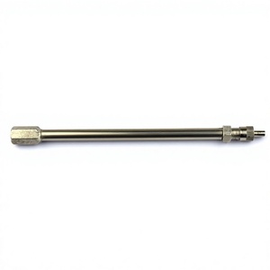 Varilla de extensión de válvula de neumático de cobre, válvula sólida sin cámara, boca americana, para inflador de coche, accesorios para monociclo y bicicleta de equilibrio - Product Image 4