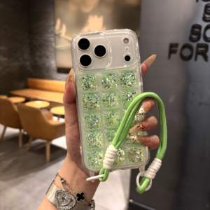 Coque <span class=keywords><strong>de</strong></span> <span class=keywords><strong>protection</strong></span> pour <span class=keywords><strong>iPhone</strong></span> 17 Pro, motif bloc <span class=keywords><strong>de</strong></span> <span class=keywords><strong>glace</strong></span> teinté, avec cordon <span class=keywords><strong>de</strong></span> suspension et finition poudre libre, compatible avec Apple 17 Air - Product Image 3