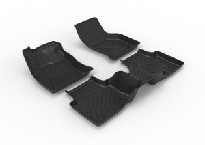 Tappetini Auto Autobo per <span class=keywords><strong>Volkswagen</strong></span> <span class=keywords><strong>CC</strong></span> 2024-2025, Set Completo in TPE Personalizzato, Impermeabili al 100%, Facili da Pulire - Product Image 2