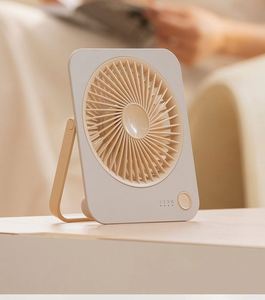 Ventilateur portable ultra-fin rechargeable, mini ventilateur de bureau USB, 3 vitesses, pour le bureau, la maison, les voyages, ensemble cadeau personnel - Product Image 5