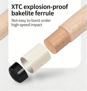 Punta de taco de billar de 12.5mm y 11.8mm, taco de billar de alta calidad con peso de 19 oz para <span class=keywords><strong>Caroma</strong></span> y Pool, tacos de billar hechos a mano con agarre de cuero - Product Image 4