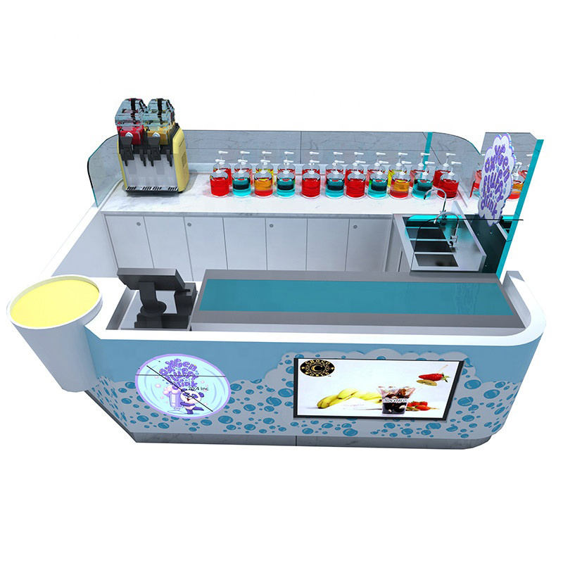 Customized Manufacturer Free Design Bubble Tea Counter