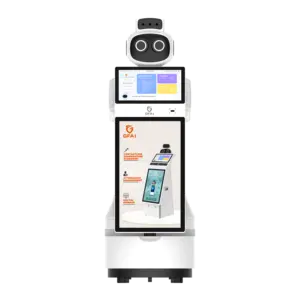 Индивидуальный интеллектуальный экран дисплея и робот для приема в отеле