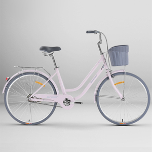 Vélo de ville classique 24/<span class=keywords><strong>26</strong></span> <span class=keywords><strong>pouces</strong></span> à une ou sept vitesses, Bicicleta Para Mujer, vélo urbain pour femmes avec panier, vélo <span class=keywords><strong>hollandais</strong></span> pour femmes - Product Image 1