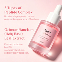 Sérum Visage Coréen Anti-Âge et Raffermissant au Peptide d'ADN de Saumon, Niacinamide et PDRN Rose, Soin Éclat OEM Marque Privée