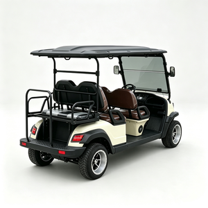 <b>Model</b> <b>D</b> 4+2 Seater Electric Golf Cart with LED Front Headlights, Support Custom Logo - Product Image 6