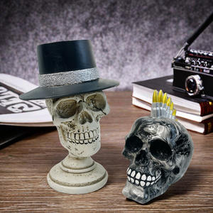 Adorno Creativo de Esqueleto de Dibujos Animados para Halloween, Decoración Artística para el Hogar, Artesanía Esculpida en Resina Epoxi, Regalo al por Mayor - Product Image 4