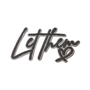 Pembe Teal siyah Glitter işlemeli yamalar aşk kelimeler ile şapka sevgililer günü hediyeleri için farklı renkler - Product Image 3