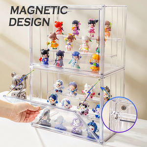 Vente flash : Vitrine en acrylique transparente anti-poussière pour figurines, boîte de présentation pour figurines d'<span class=keywords><strong>action</strong></span>, boîte de rangement pour modèles manuels, multi-usages - Product Image 5