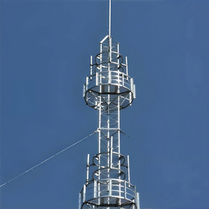 Torre di Telecomunicazione in Acciaio Angolare a 4 Gambe Zincata a Caldo per Reti Mobili e Trasmissioni - Product Image 1