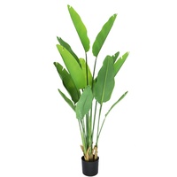 Décoration intérieure : Bananier artificiel de 160 cm de haut avec pot