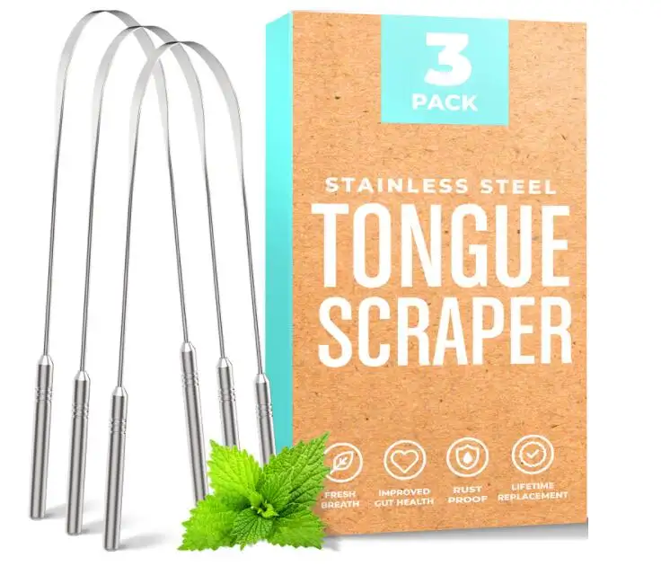 Best selling products tongue scraper - stainless steel tongue cleaner