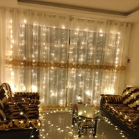 Guirlande Lumineuse à Rideau LED pour Décoration de Noël, IP20, Multi-Couleurs