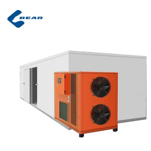 Mesin dehidrator industri energi rendah, mesin dehidrator makanan pompa panas pengering buah