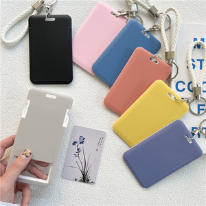 Wowei Custom Pvc ID Card Holder With Logo Cute Kawaii Card Holder for Girls Sublimation Blanks Card Holder Manufacturer Plastic