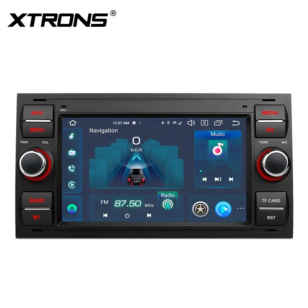 XTRONS 7 "schermo Android 13 64GB Autoradio per Ford Focus 2/C-Max/S-Max/Galaxy/Fusion/Transit/Fiesta/Connect Pantall Carplay