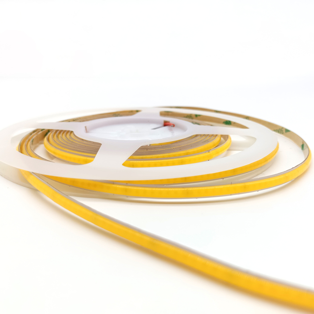 High Density 400 LEDs/m COB LED Strip 3mm Mini Width Dotless Flexible LED Strip for Professional Use