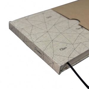 Luxury Promotional A5 Spiral Leather Address Book with 80 Sheets Protective <b>Sofa</b> Cover Made in AF - Product Image 2