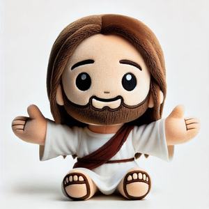 Nuevo Diseño de Muñeco de Peluche Promocional de Dibujos Animados de Jesús, Peluches Personalizados, Juguetes de Muñecos Suaves Cristianos - Product Image 3