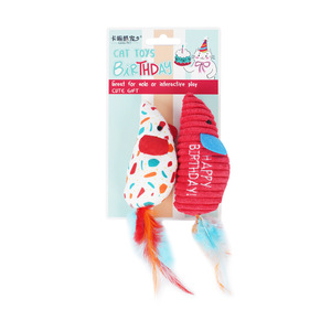 Juguete Masticable para Gatos Kara Cool Pets, Diseño de Feliz Cumpleaños con Catnip para Gatos en Crecimiento - Product Image 2