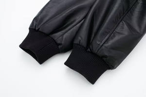 Giacca da Pilota in Ecopelle con Colletto Alto per Donna, Nuovo Stile Retrò Casual Autunno-Inverno - Product Image 4