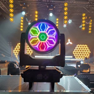 Magic Eye <span class=keywords><strong>Martin</strong></span> - Juego de 7 Luces Móviles de Haz RGBW de 60 W con Zoom, Control DMX512 para DJ, Discotecas, Bares - Product Image 2