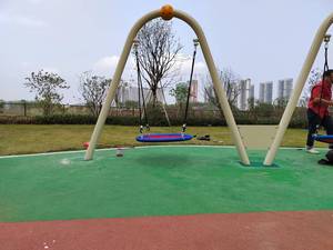 Chất Lượng Cao Ngoài Trời Đa Chức Năng Trẻ Em Thép Không Gỉ Đu Bộ Với Đôi Ghế Sân Chơi Thiết Bị Đu Cho Công Viên - Product Image 2