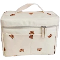 Nouveau sac de rangement portable pour poussette de bébé en toile d'ours Hanfeng pour enfants, avec isolation thermique