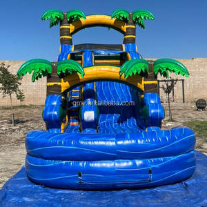 Toboggan aquatique gonflable commercial pour les <span class=keywords><strong>vacances</strong></span> d'été, aire de jeux pour enfants, toboggan pour enfants, toboggan aquatique gonflable extérieur pour la <span class=keywords><strong>location</strong></span> - Product Image 4