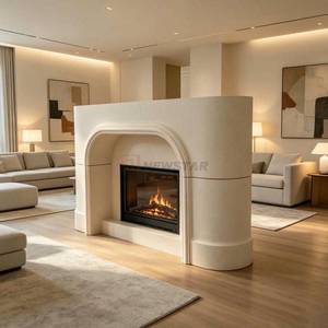 Revestimiento de Chimenea de Piedra Contemporáneo, Diseño Minimalista para Decoración de Apartamentos y Hogares - Product Image 2
