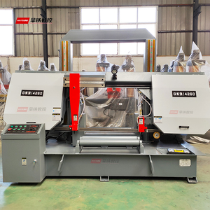 Sierra de cinta mecánica NaTie, corte de Metal, torno CNC, perforación, tubería de acero hidráulica, corte en ángulo de barra de refuerzo, Motor de 11kw de alta precisión - Product Image 4