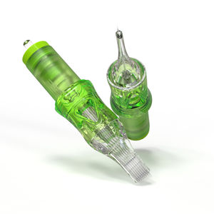 Nuevo Cartucho de Agujas para Tatuaje Desechable de Acero Inoxidable 100% E.O. Gas esterilizado para arte corporal y cejas - Product Image 1