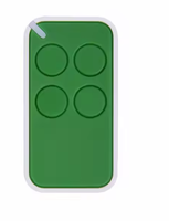 Télécommande de porte de garage intelligente universelle rouge 433MHz automatique avec matériau métallique à code fixe roulant d'apprentissage