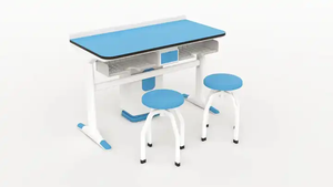 Mesa de Laboratorio de Física Escolar Moderna - Banco de Trabajo de Aluminio y Plástico Resistente a la Corrosión para Uso en Laboratorios Educativos y Salas de Estar - Product Image 2