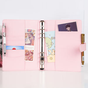 Classeur personnalisé en cuir pu A5 A6 A7 bloc-notes macaron bloc-notes carte photo kpop laitier <span class=keywords><strong>fuji</strong></span> instax mini films <span class=keywords><strong>album</strong></span> - Product Image 2